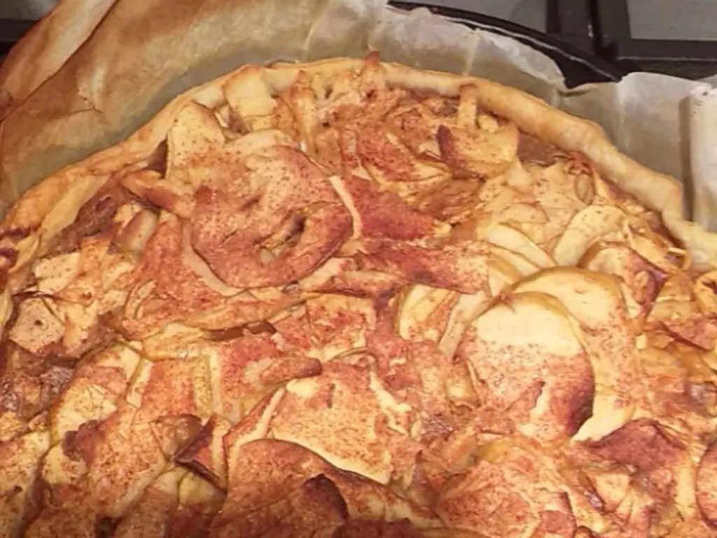 tarte aux pommes revisitée au spéculoos