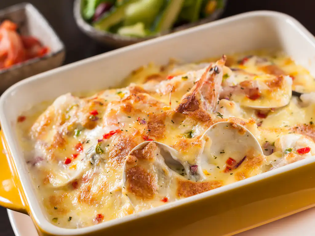 gratin de fruits de mer