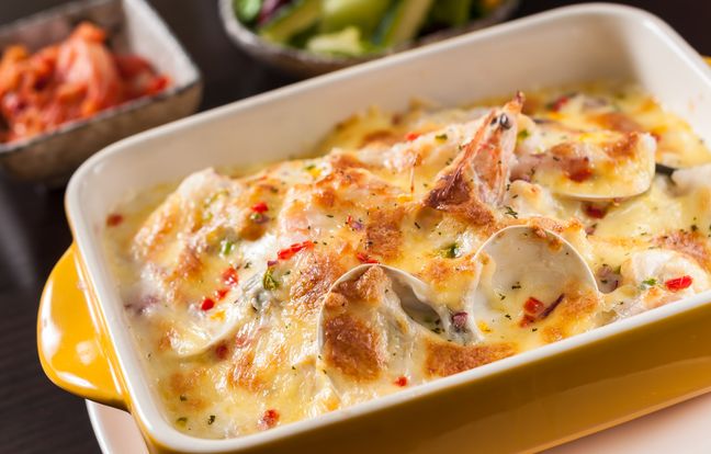 Gratin de fruits de mer : Recette de Gratin de fruits de mer - Marmiton