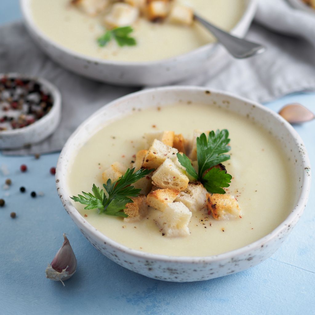 Soupe Feuilles De Chou-fleur Et Ses Bouquets Un Jardin Dans Ma Cuisine