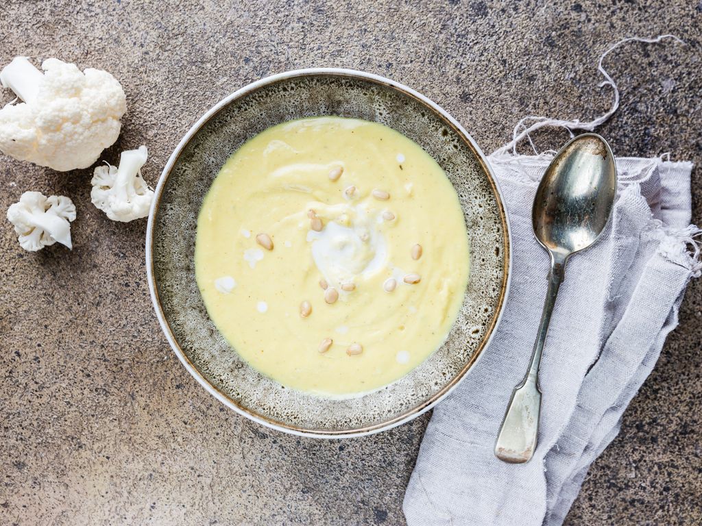 Velouté de chou-fleur au Thermomix : Recette de Velouté de chou-fleur