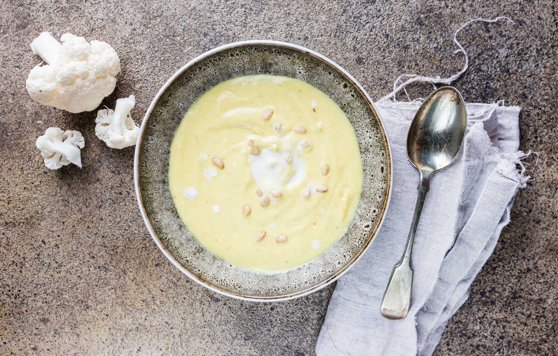 velouté de chou-fleur au thermomix : Recette de velouté de chou-fleur