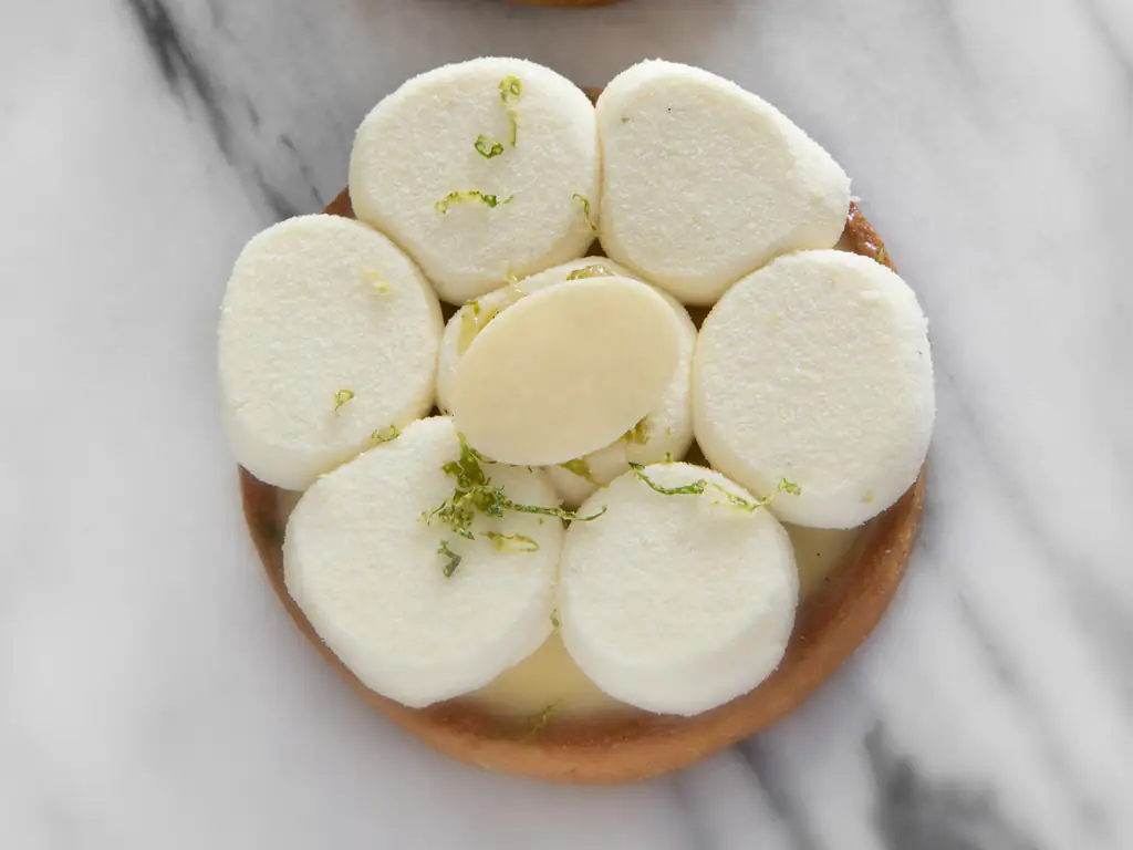 tarte au citron yuzu par jeffrey cagnes
