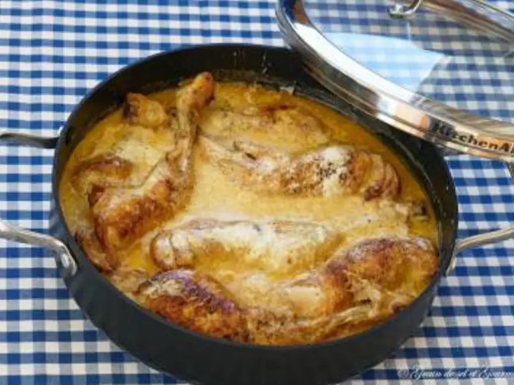 poulet au maroilles et à la bière