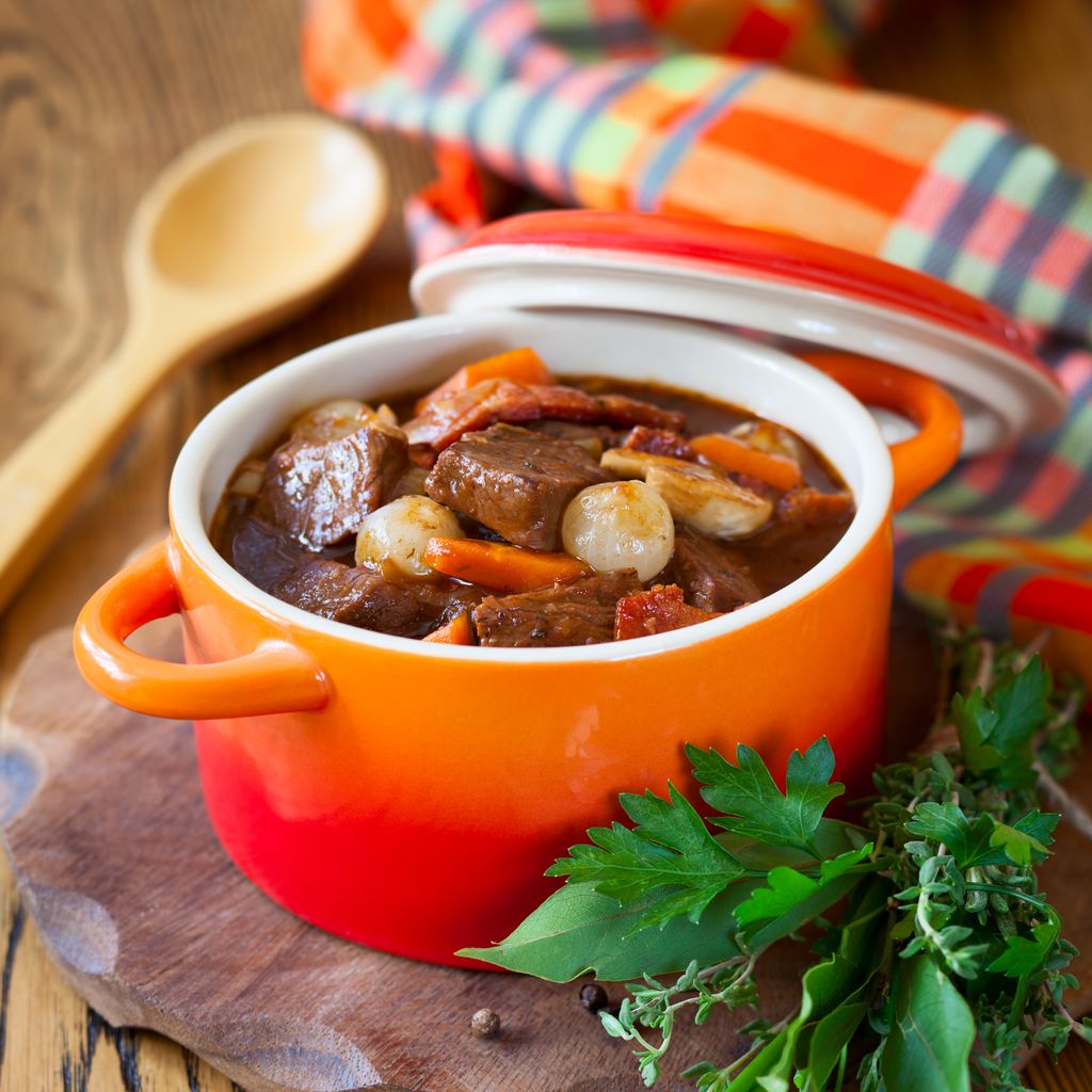 Boeuf Bourguignon Rapide Au Companion Recette De Boeuf Bourguignon Rapide Au Companion Marmiton