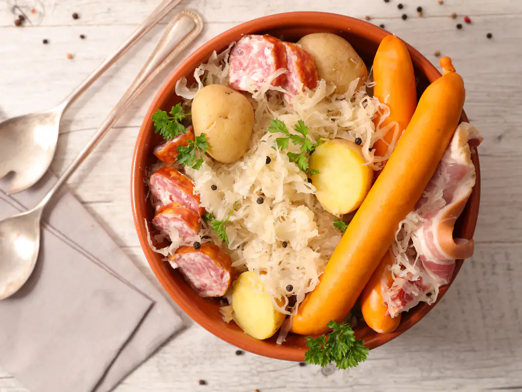 choucroute à l'alsacienne au monsieur cuisine