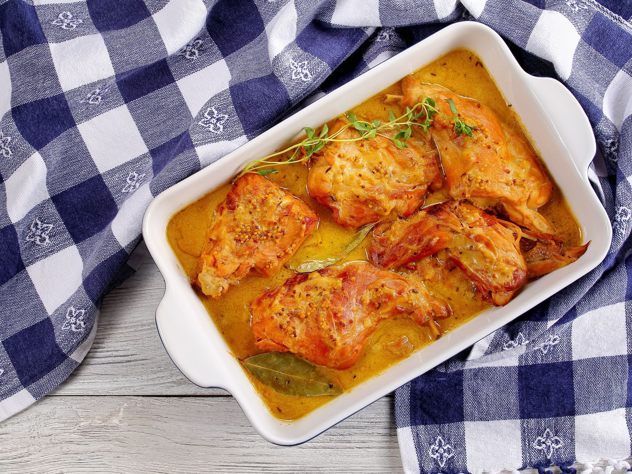 lapin à la moutarde maison au cookeo : Recette de lapin à la moutarde