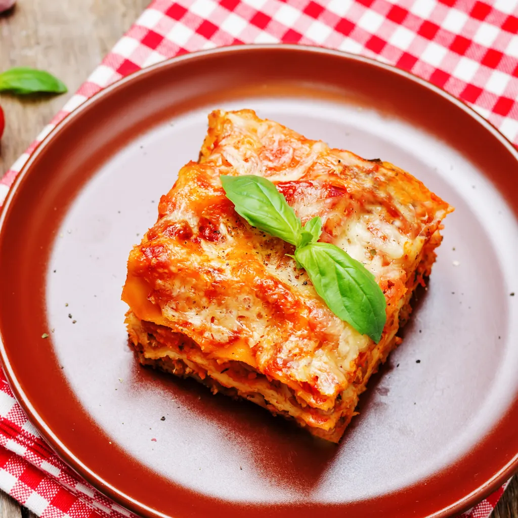 Plat cuisiné lasagne à la bolognaise Bio PAUL & LOUISE : la