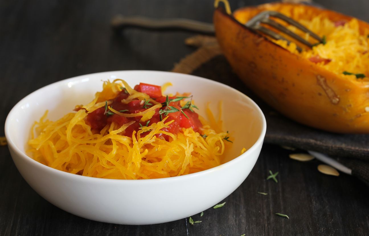 courge spaghetti à la carbonara au cookeo : Recette de courge spaghetti
