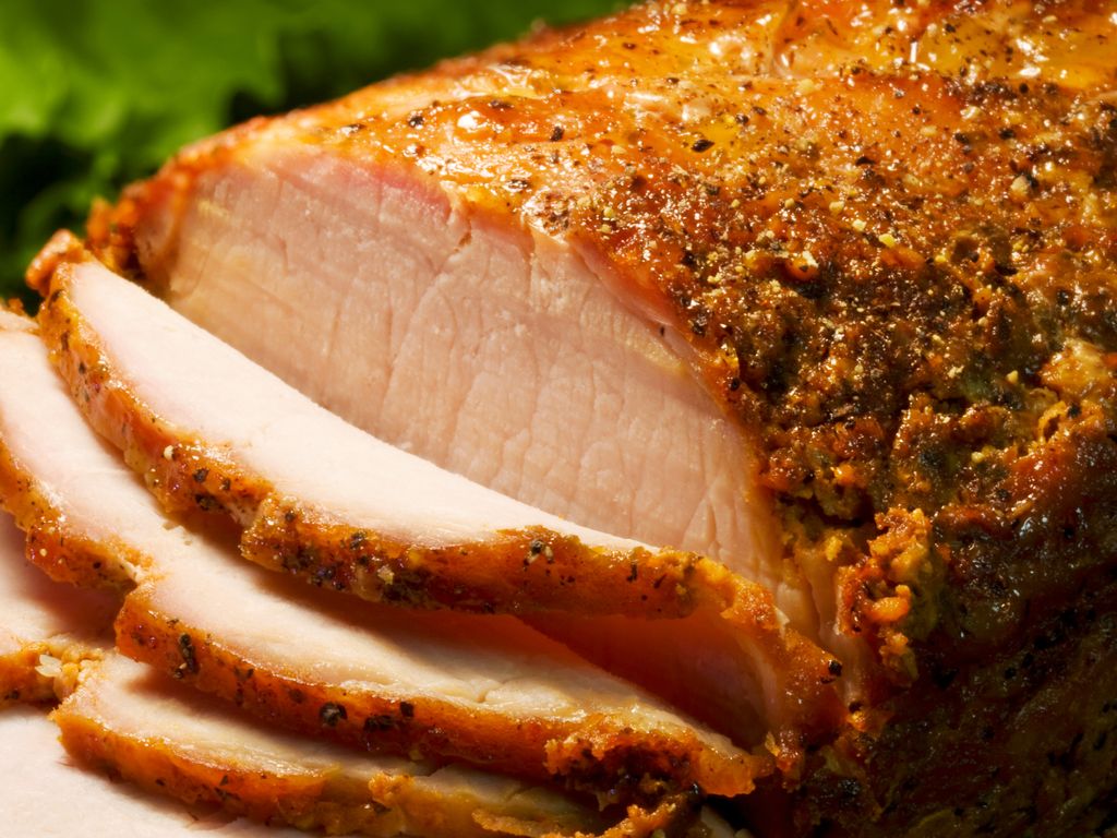 rôti de porc au miel et à la moutarde au companion : Recette de rôti de