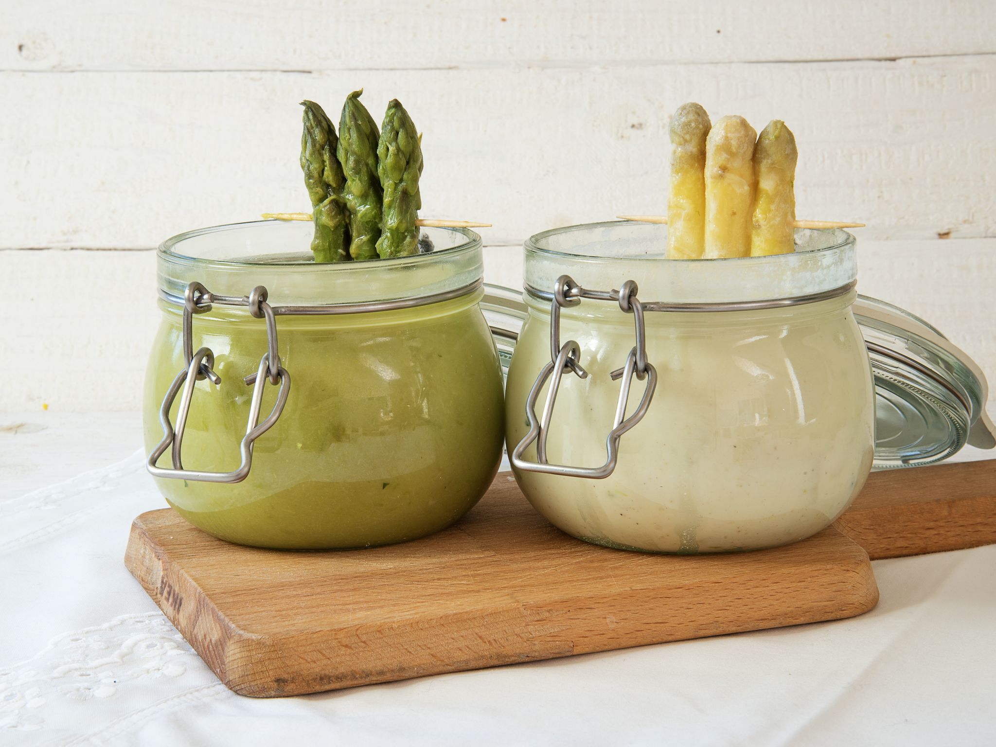 crème d'asperges en verrines au cooking chef Recette de crème d