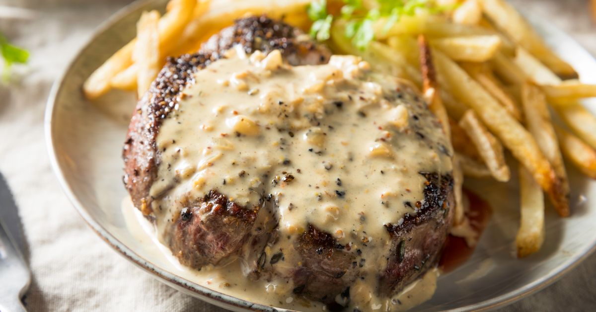 Sauce au poivre toute simple au Monsieur Cuisine recette de Sauce au