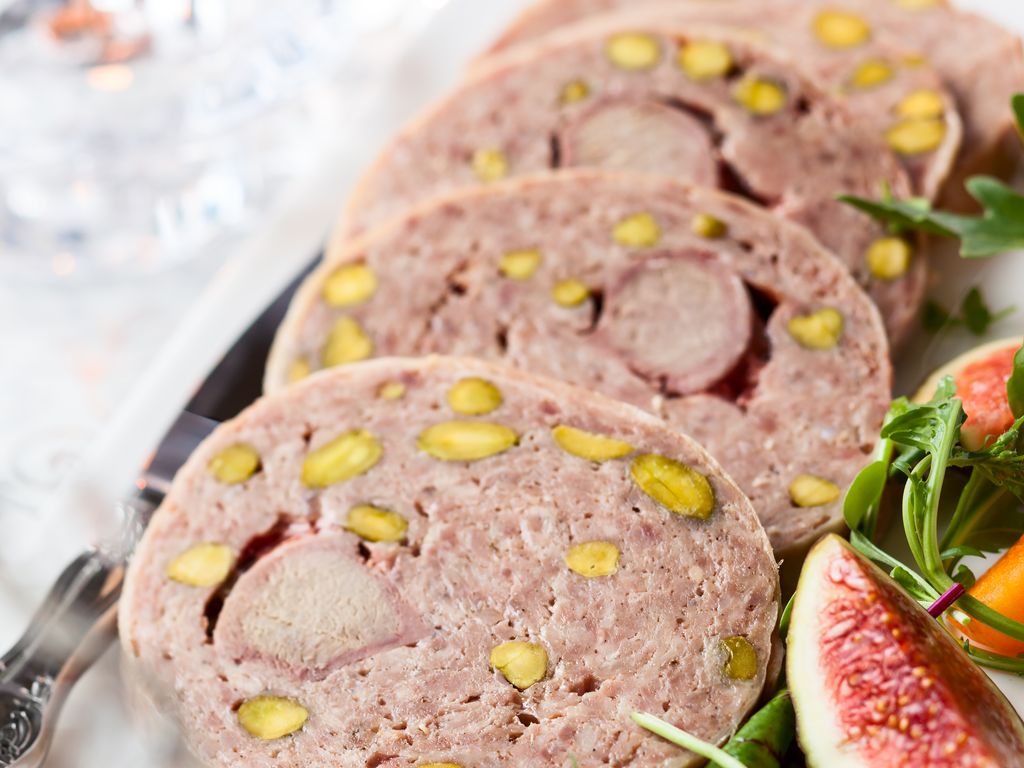 Terrine de canard aux pistaches Recette de Terrine de canard aux