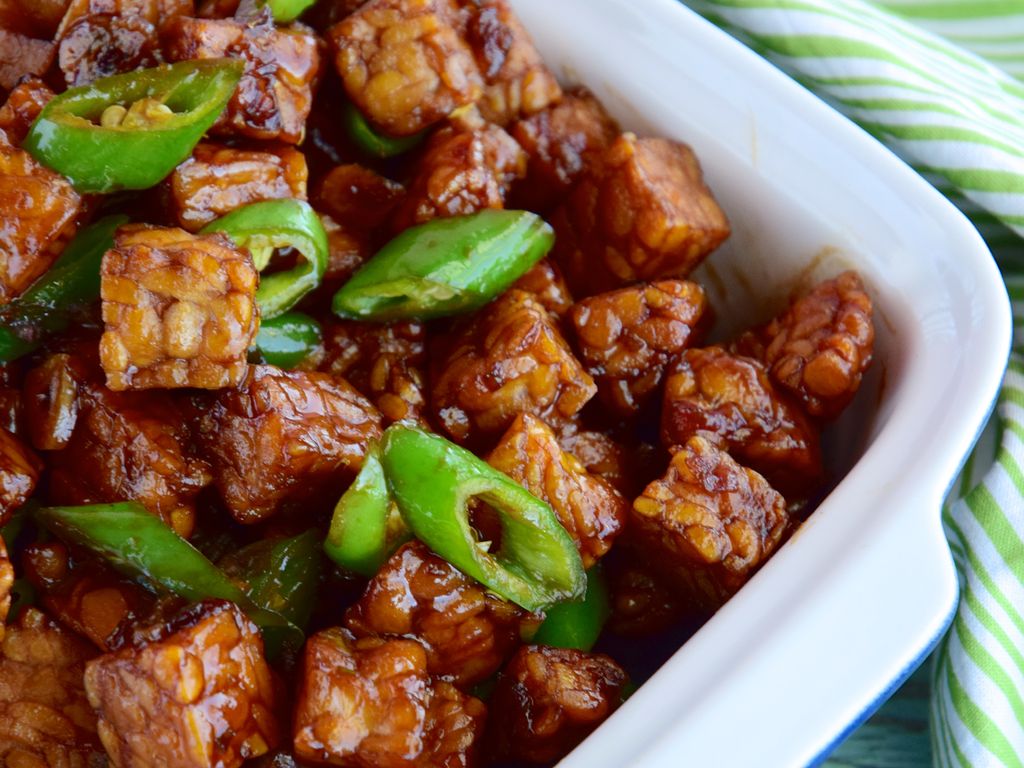 Tempeh mariné à la sauce soja Recette de Tempeh mariné à la sauce soja