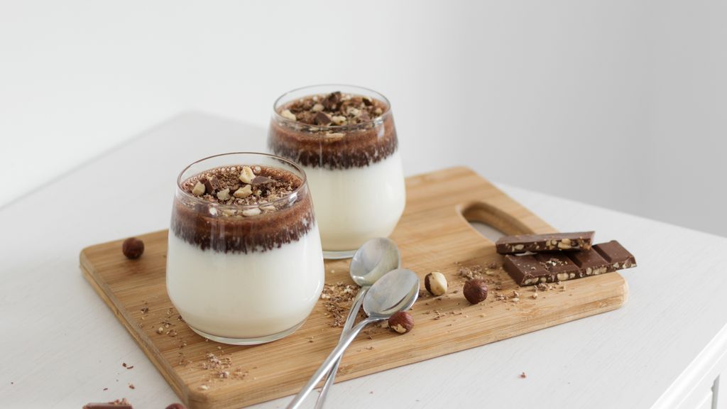 Panna cotta duo de chocolats au Companion