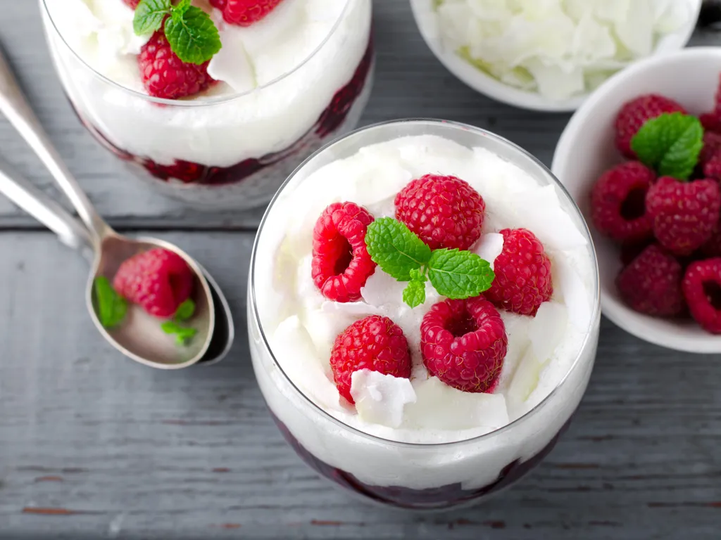 gelée à la noix de coco et aux fruits variés au companion