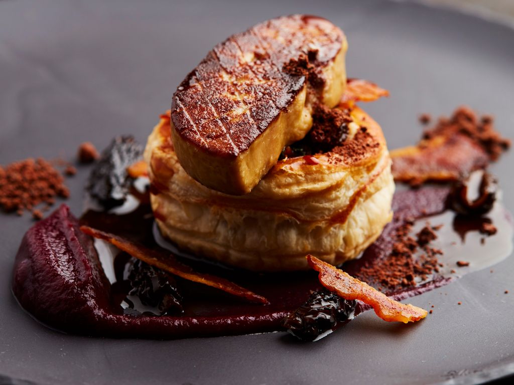 Vol au vent et foie gras poêlé : Recette de Vol au vent et foie gras poêlé