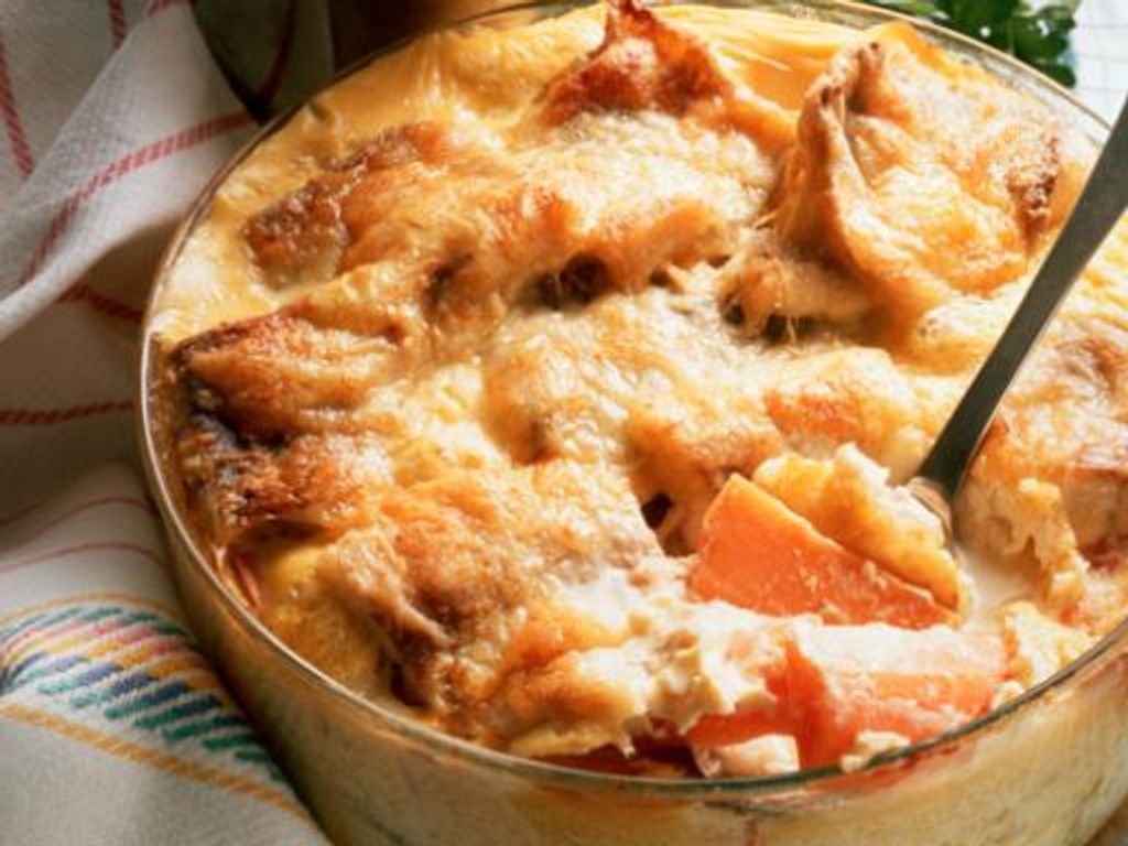 Gratin Bicolore Au Potimarron : Recette De Gratin Bicolore Au ...