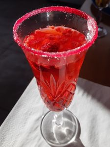 Coupe Champenoise à La Framboise Apéritif