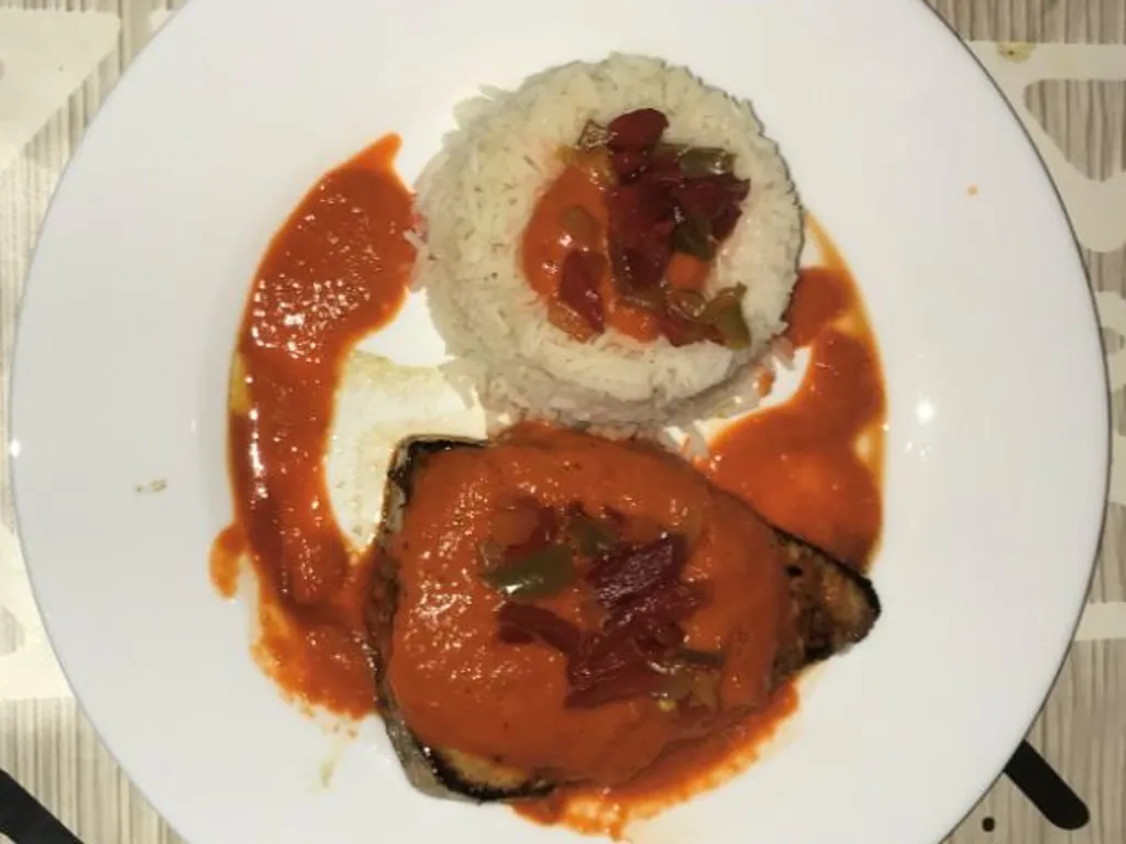 pavés d'espadon aux poivrons