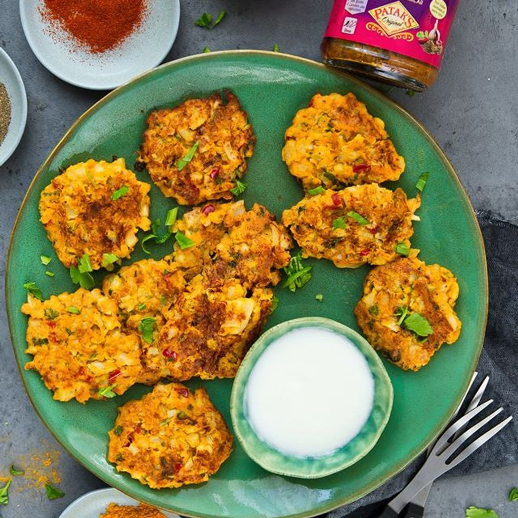 Beignets de légumes à la Pâte de Curry Doux Patak's : la meilleure recette