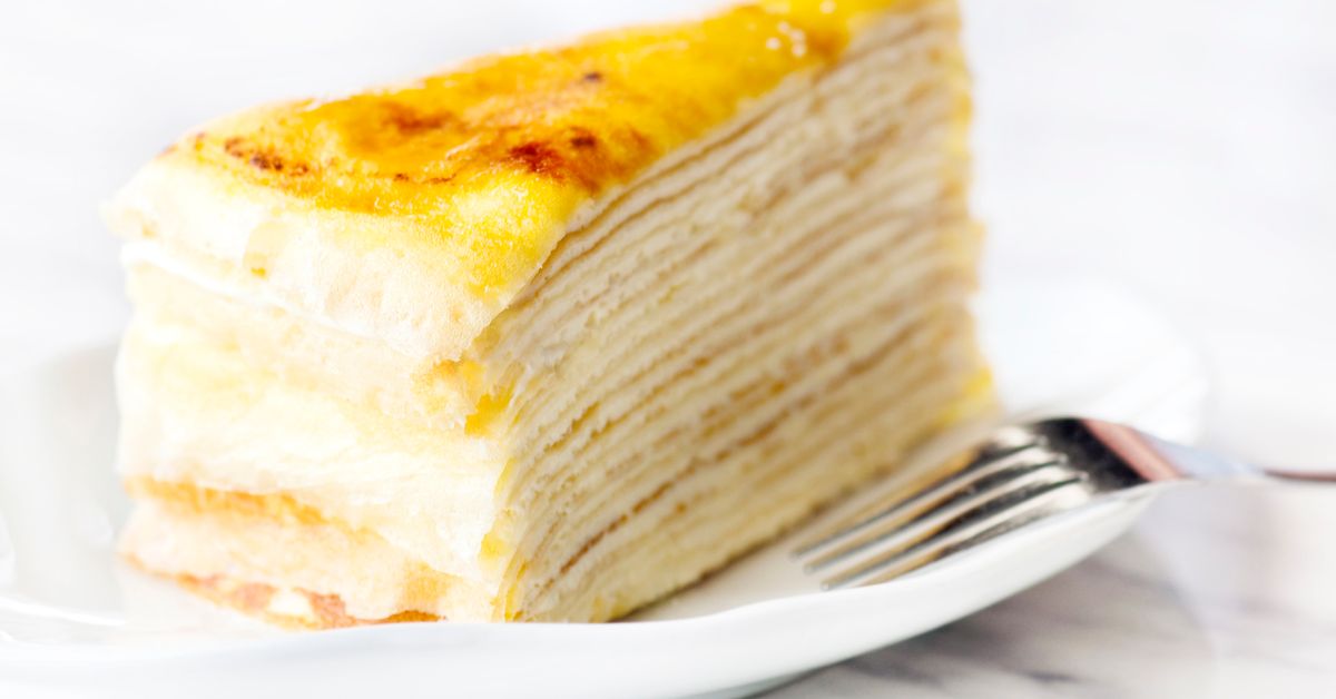 Gâteau de crêpe à la compote de pommes recette de Gâteau de crêpe à la compote de pommes