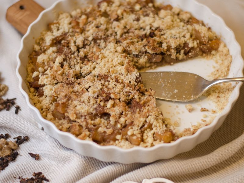 Tarte Crumble Aux Pommes Recette De Tarte Crumble Aux Pommes