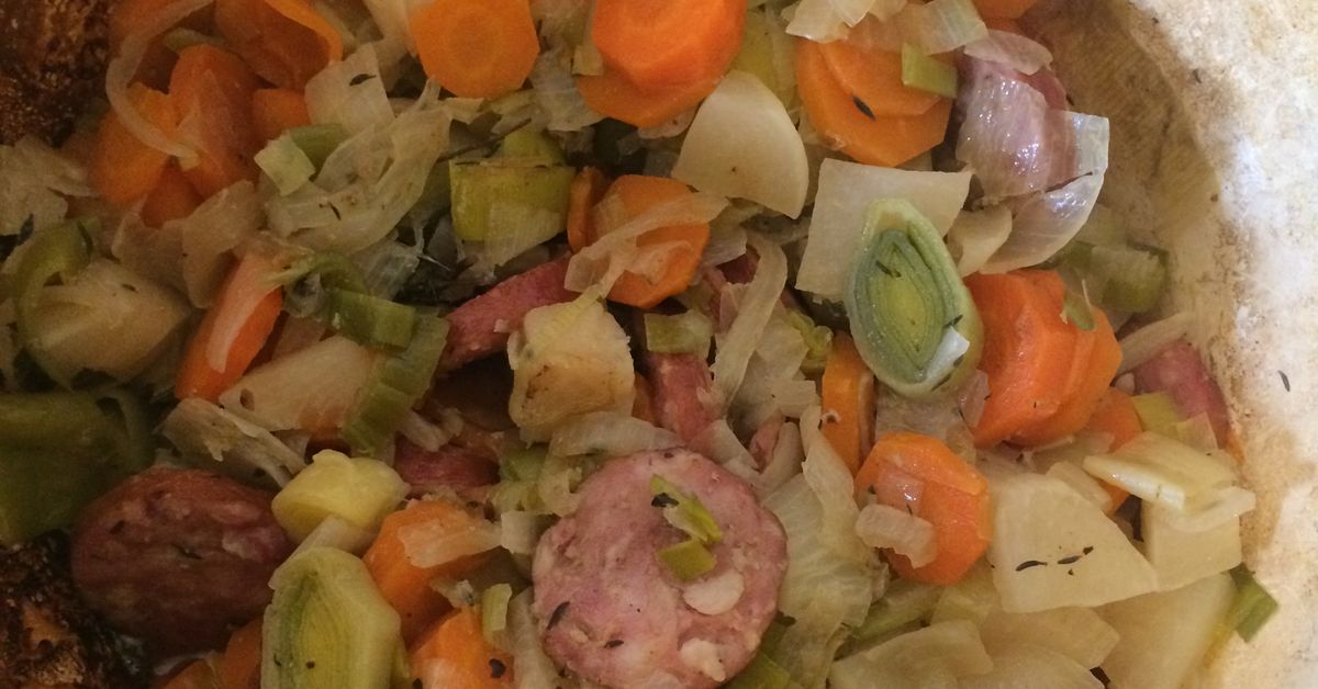 Potaufeu à la saucisse recette de Potaufeu à la saucisse