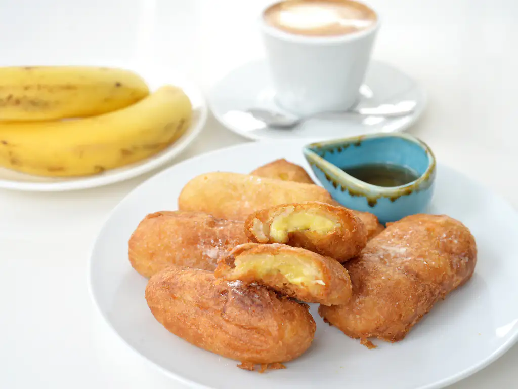 beignets à la banane de l'île maurice