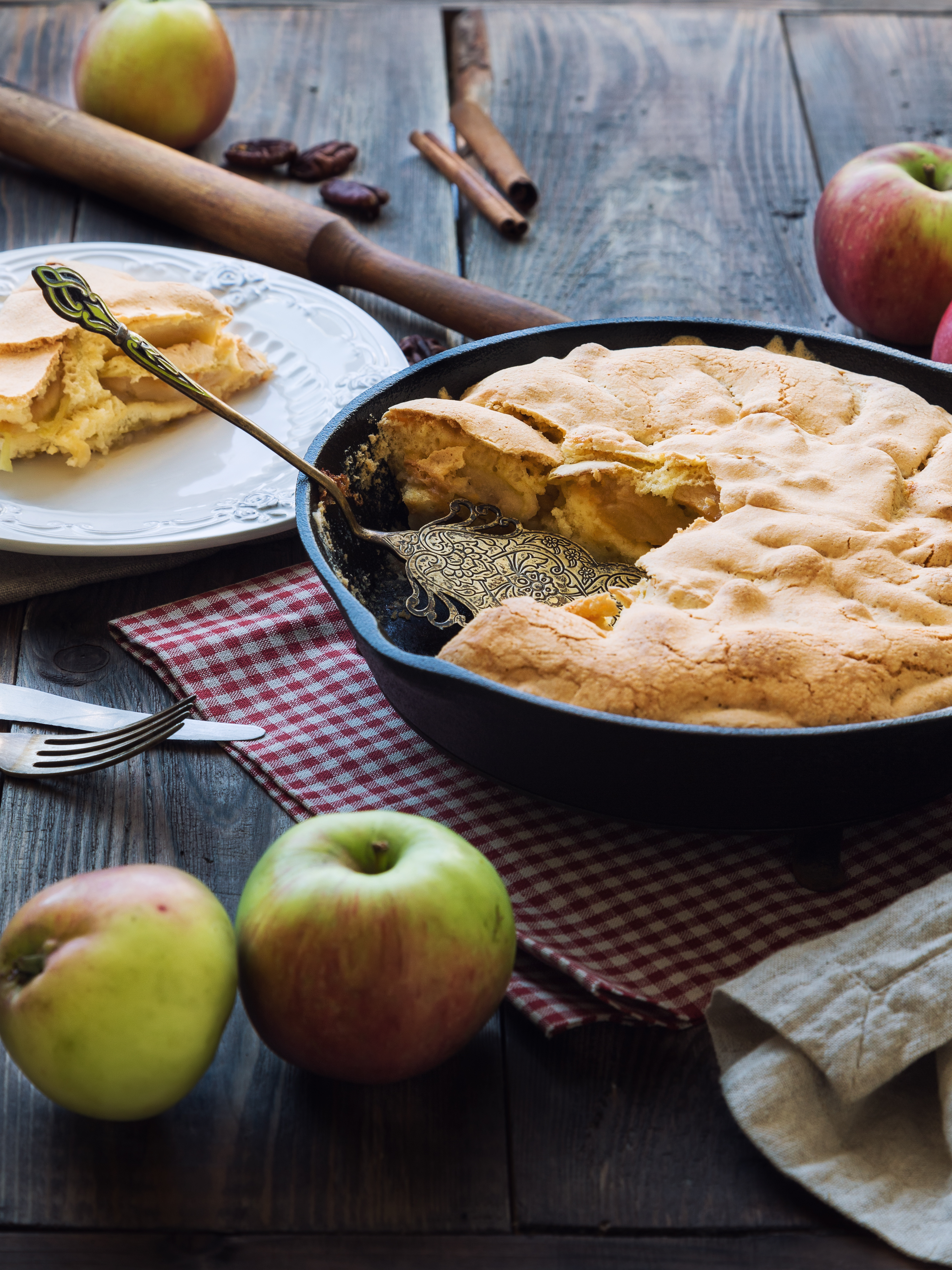 Gateau Aux Pommes A La Poele