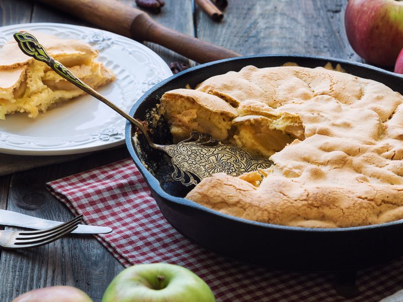 Gateau Aux Pommes A La Poele Recette De Gateau Aux Pommes A La