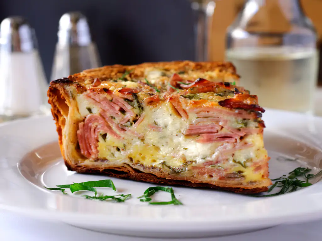 quiche au jambon et au comté