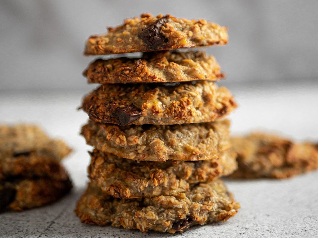 Cookies avoine banane Recette de Cookies avoine banane
