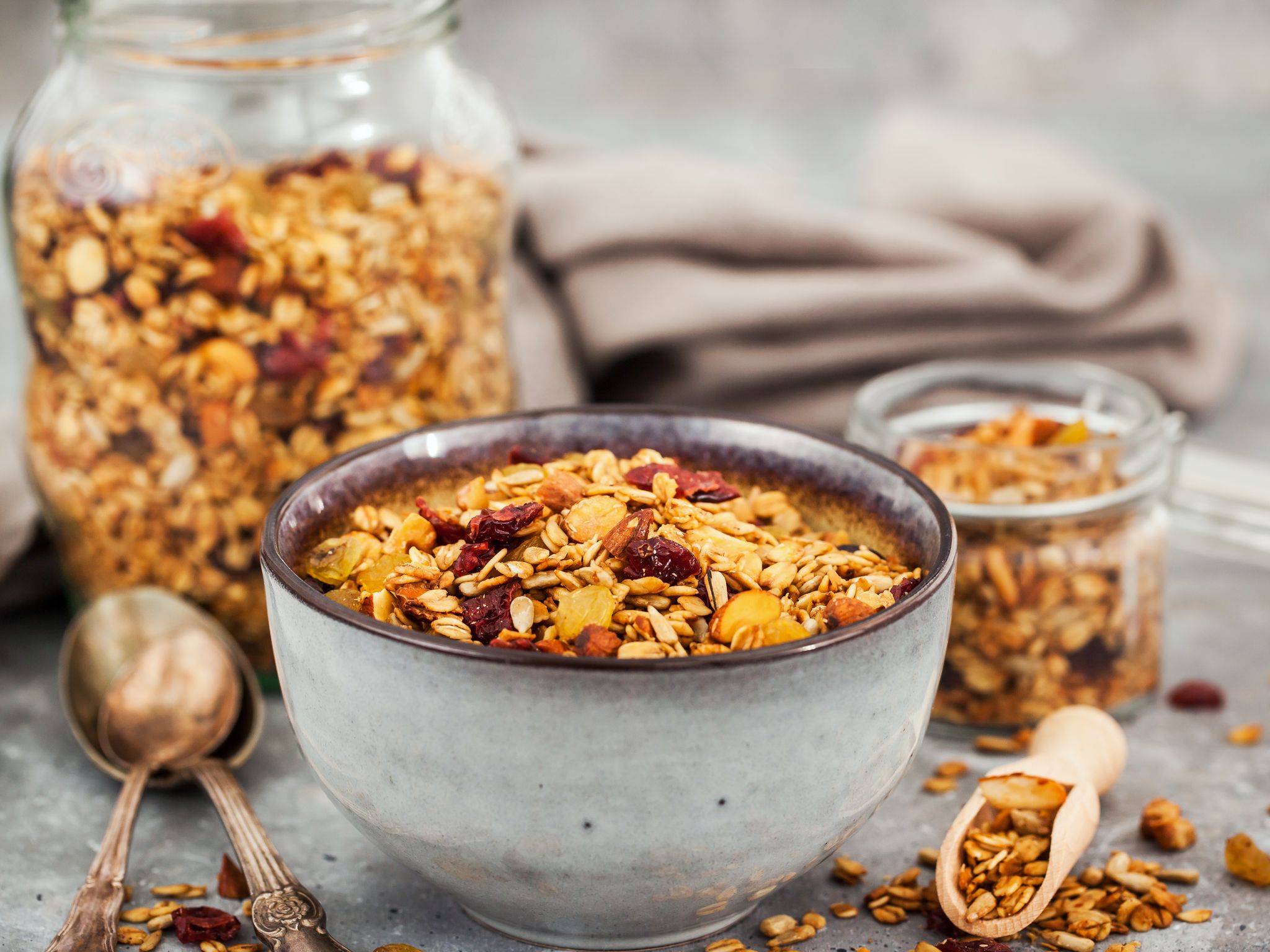 granola sans sucres ajoutés Recette de granola sans sucres ajoutés