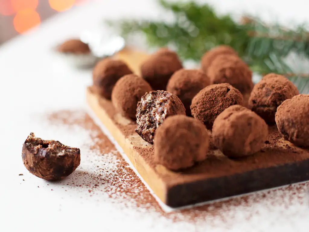truffes au chocolat sans beurre