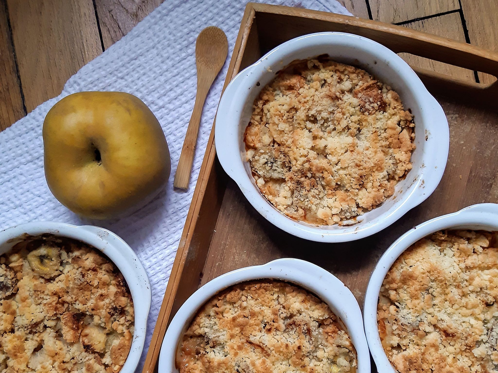 Crumble Pommes Bananes : Recette De Crumble Pommes Bananes - Marmiton