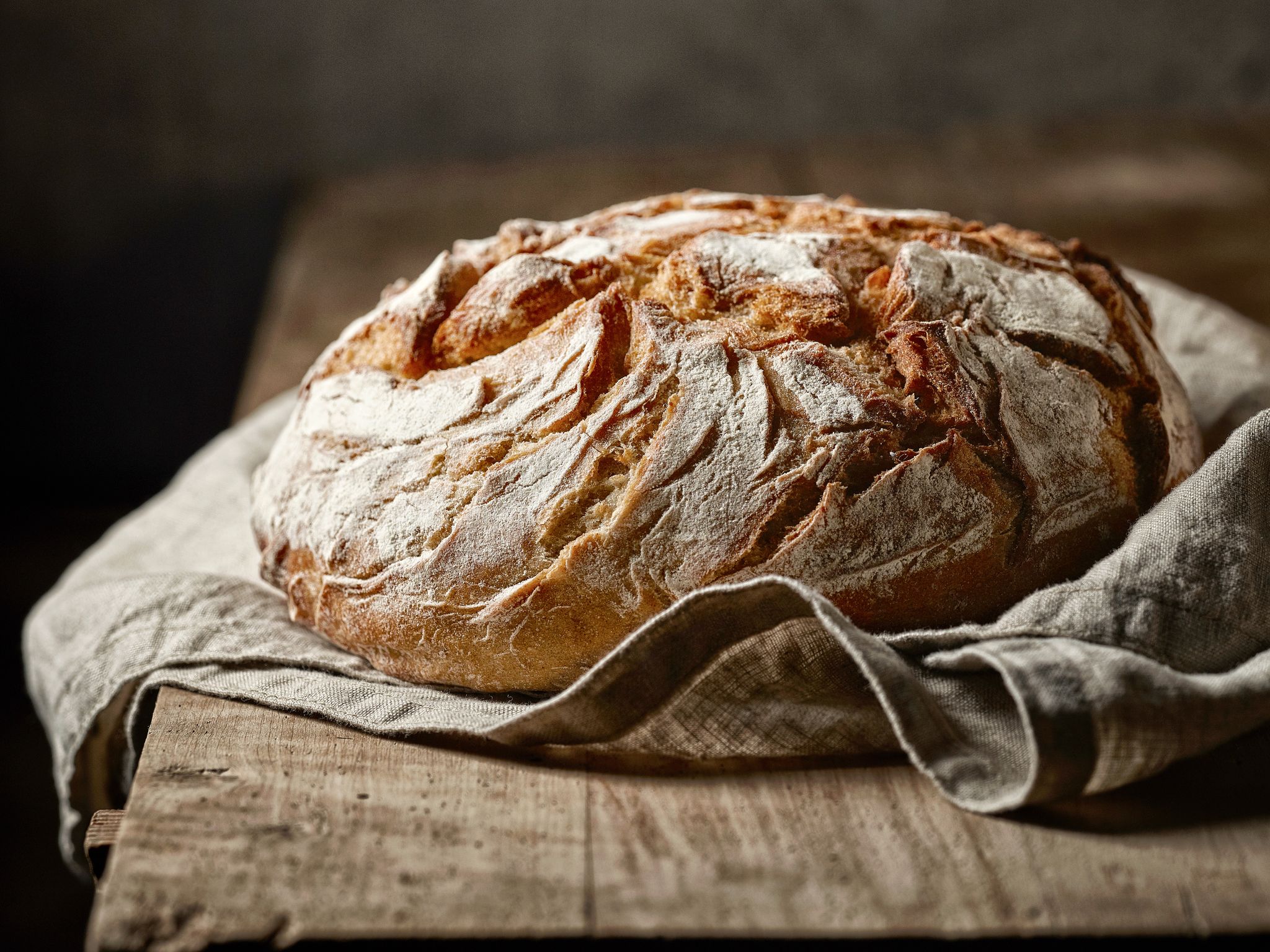 Pain de campagne en cocotte : Recette de Pain de campagne en cocotte ...