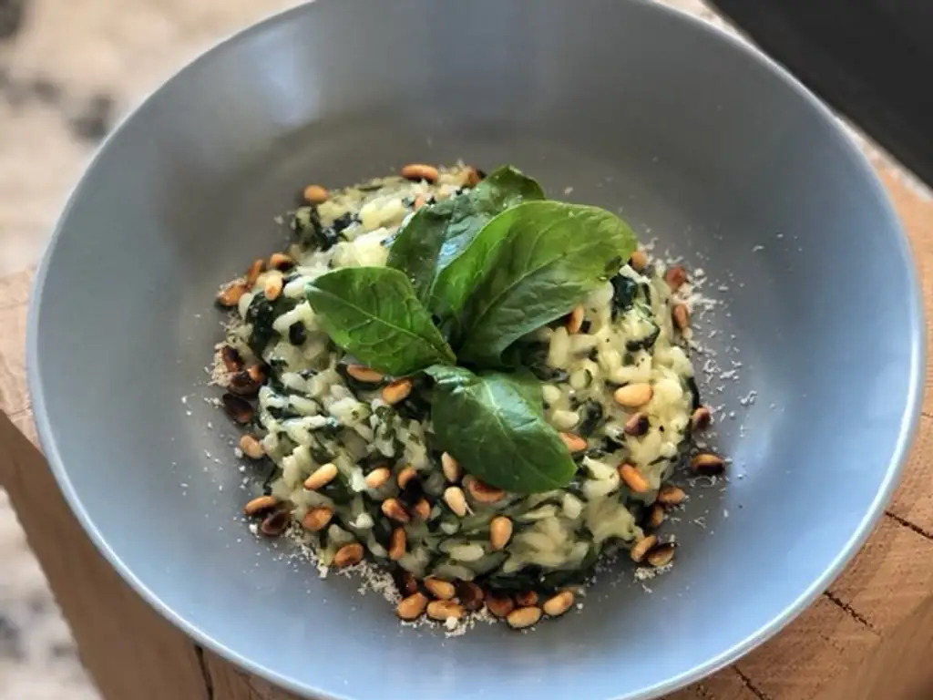 risotto aux épinards de juliette delacroix