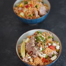 Taboulé au thon et légumes croquants par Hervé Cuisine