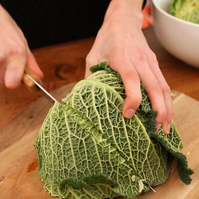 Cuisson d un chou vert