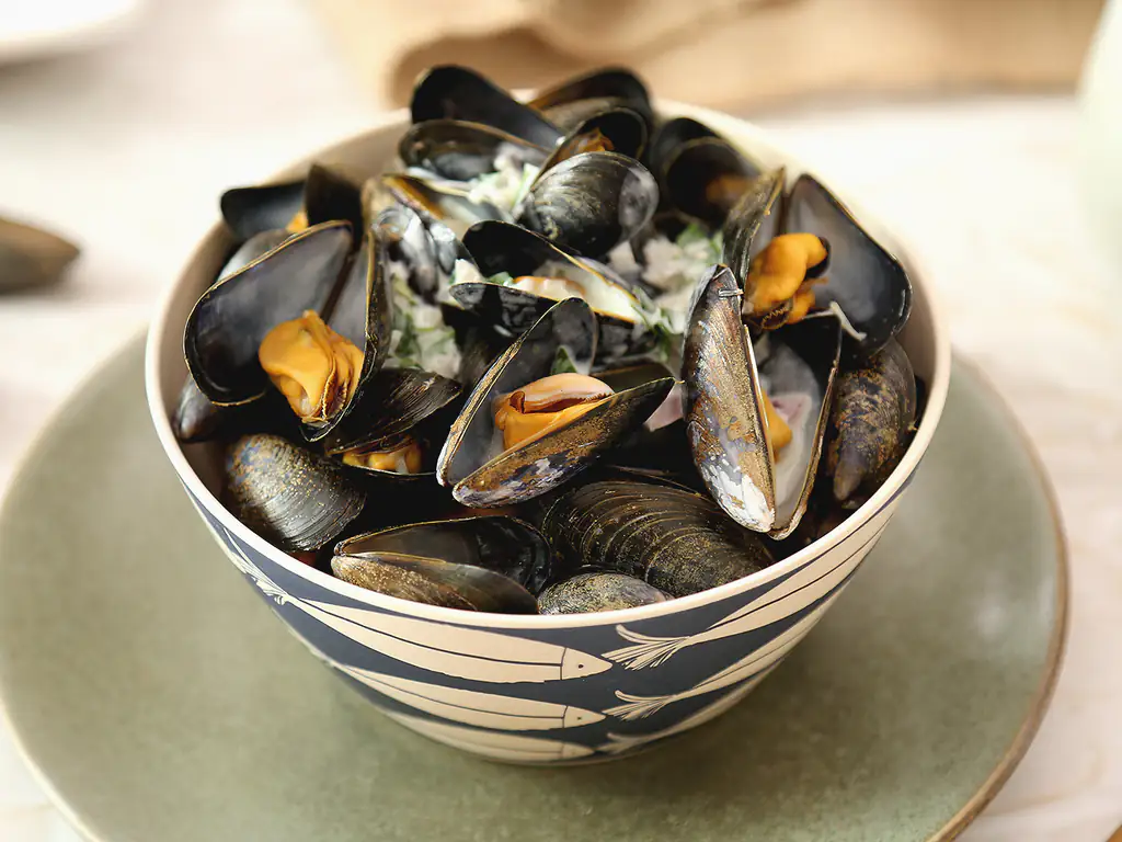 moules au roquefort
