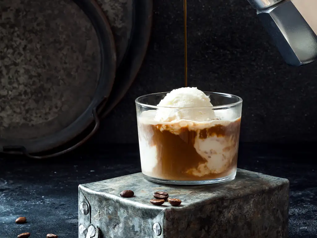 affogato : café et glace vanille à l'italienne
