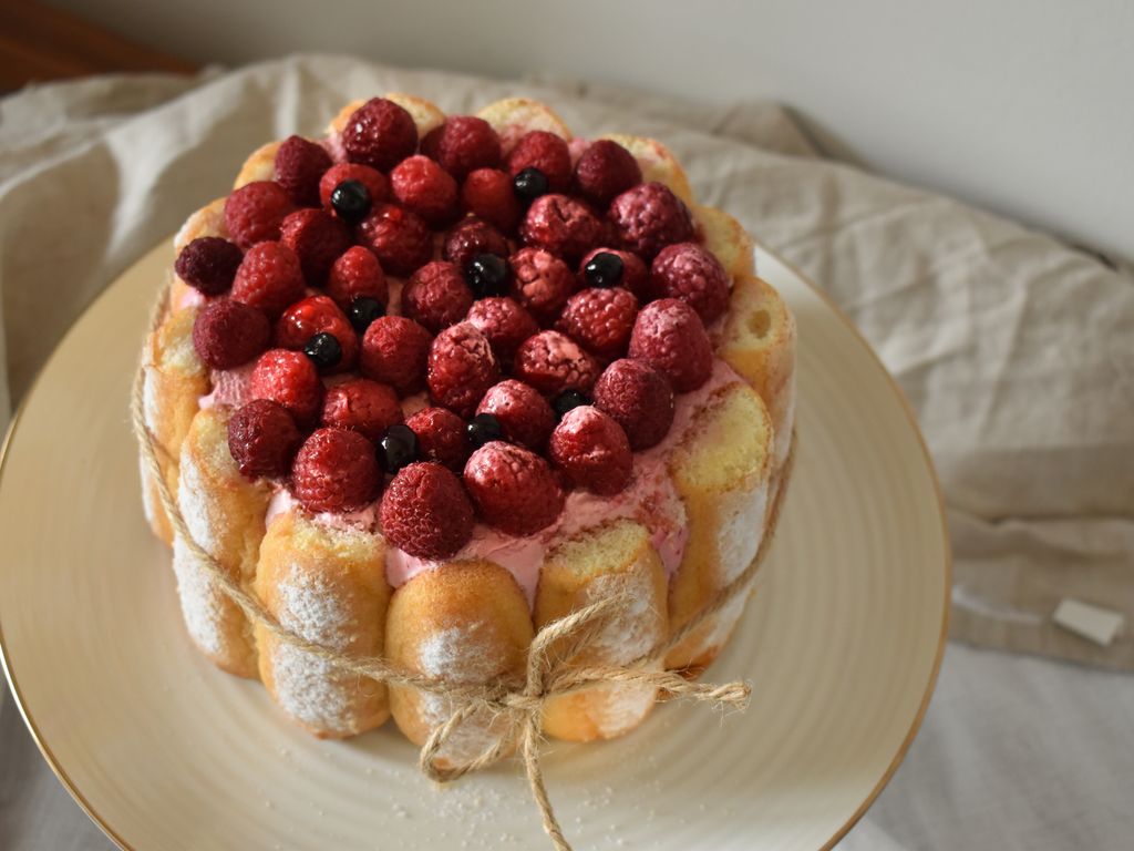 charlotte aux framboises et mascarpone - charlotte framboises cyril lignac