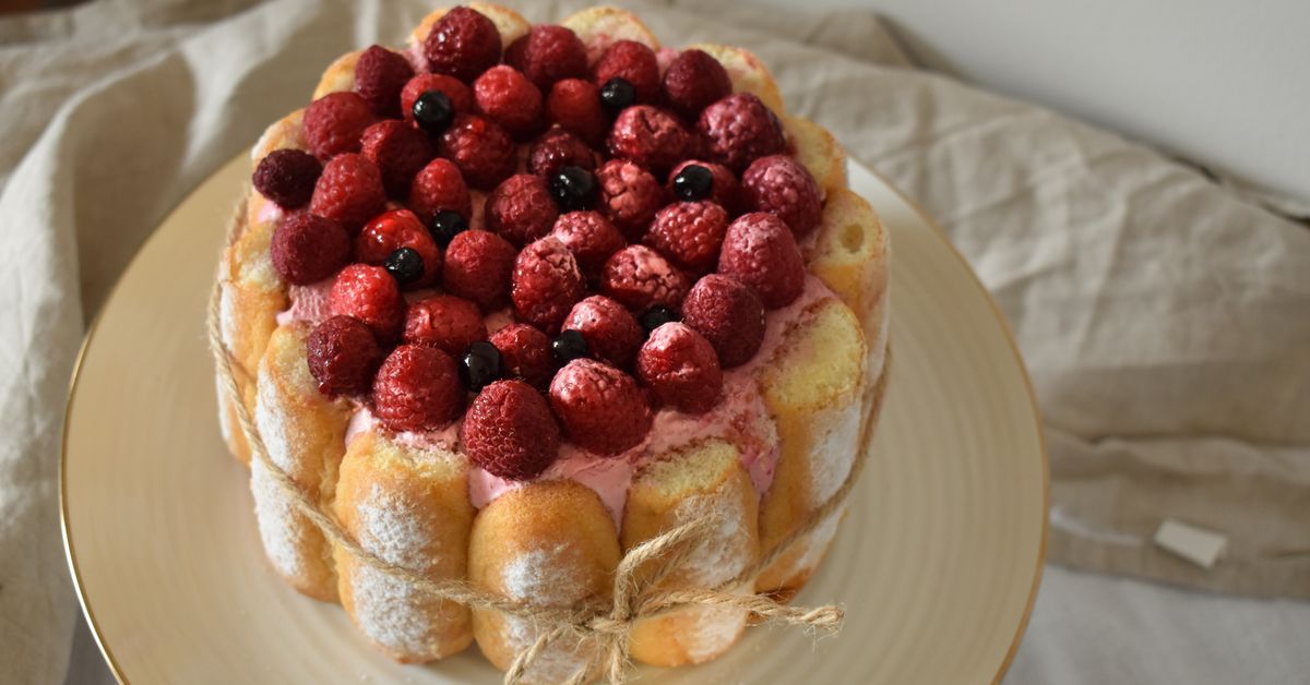 Charlotte aux framboises et mascarpone : recette de Charlotte aux