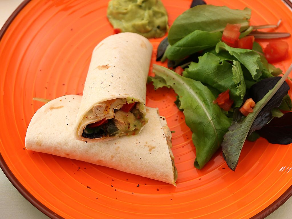 Fajitas au poulet Recette de Fajitas au poulet Marmiton