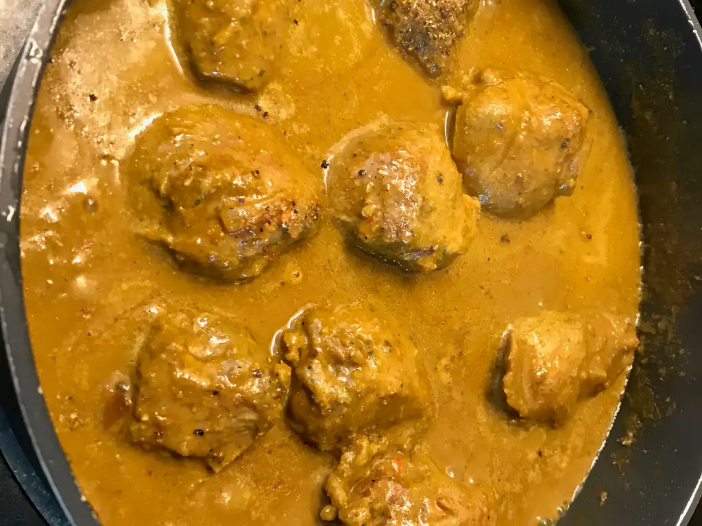 sot-l'y-laisse de dinde au curry et au lait de coco