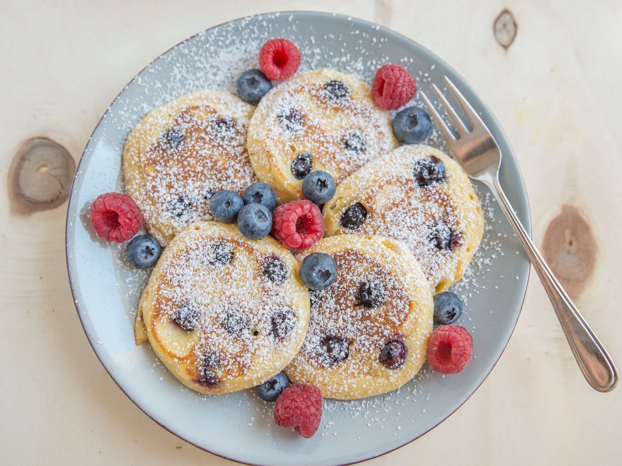 Pancake aux myrtilles Recette de Pancake aux myrtilles Marmiton