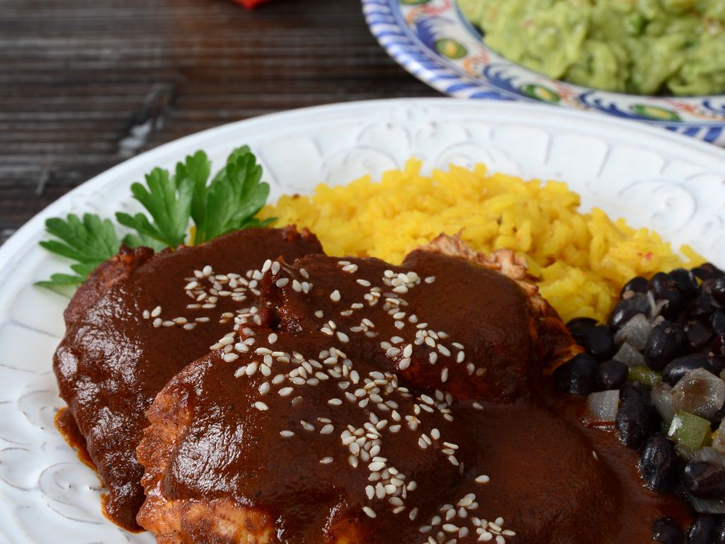 Mole Poblano Sauce Pic E Au Cacao Pour Le Poulet Mexique Recette