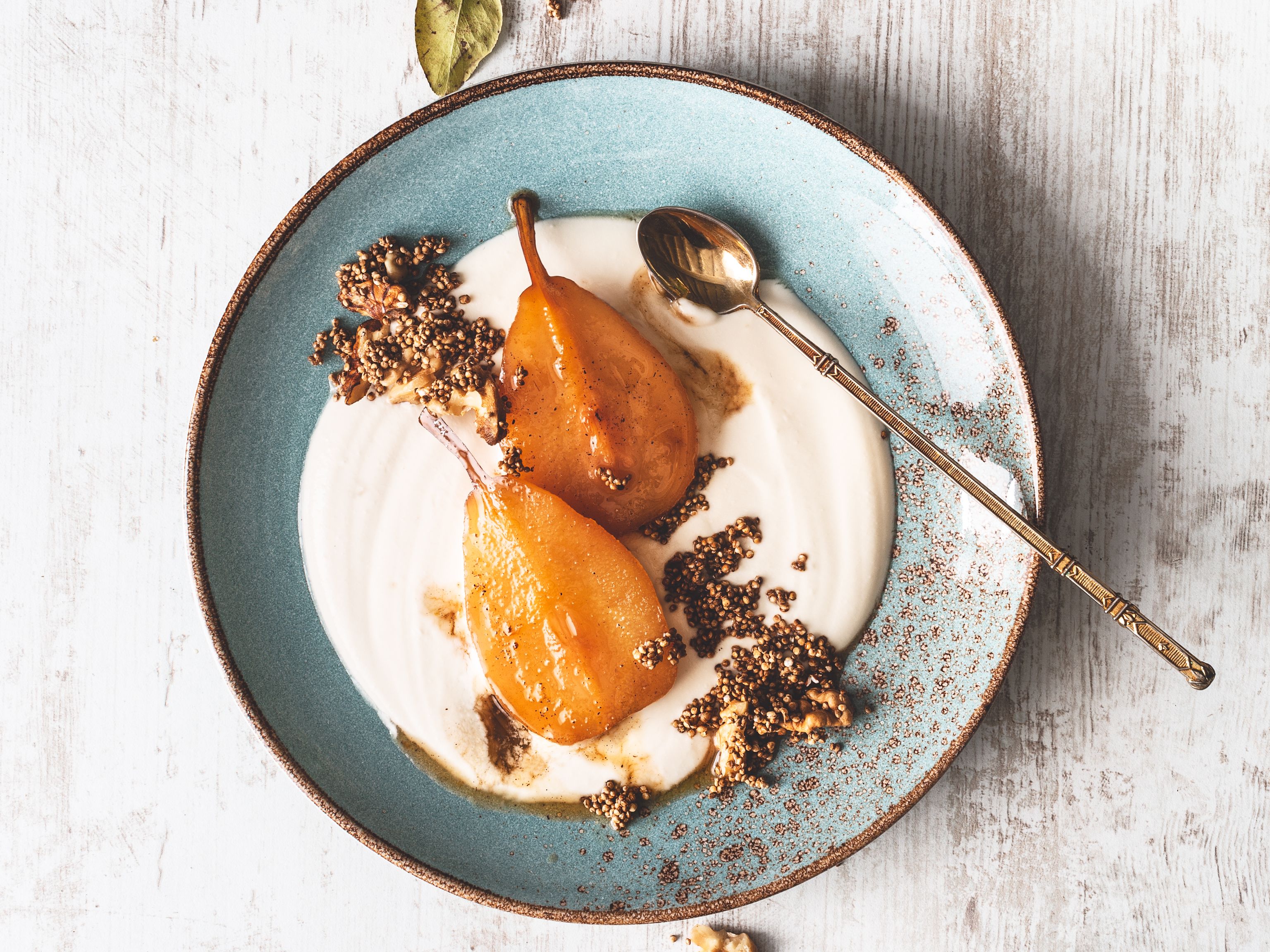 yaourt à la grecque, miel et noix : Recette de yaourt à la grecque
