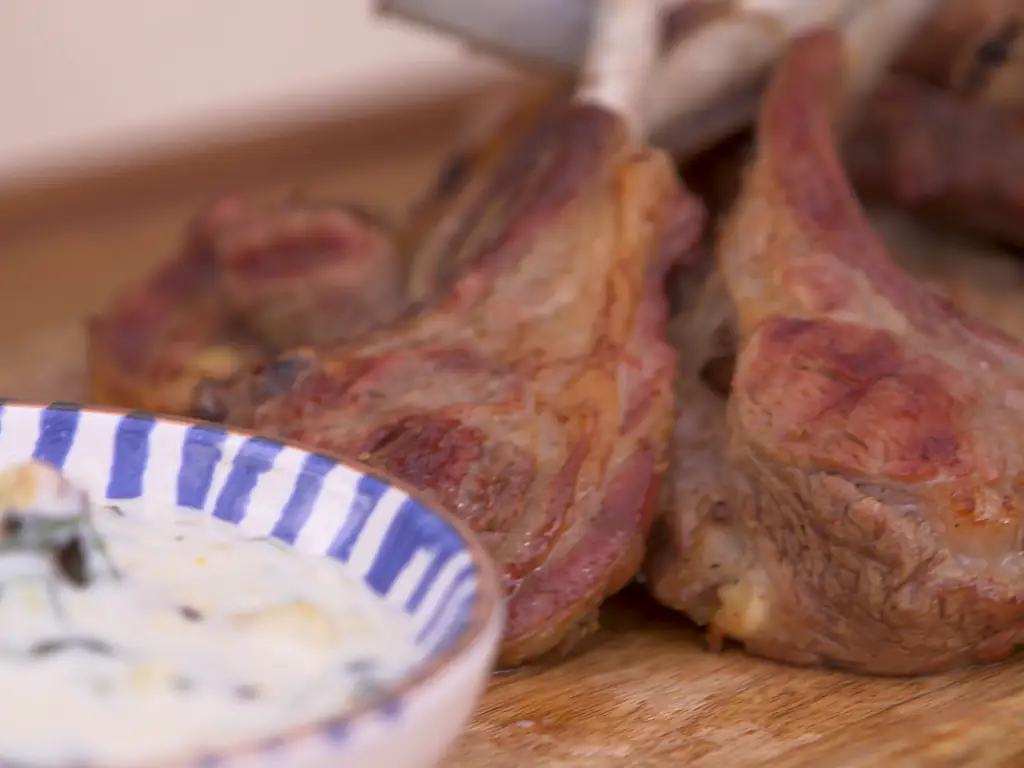 côtelettes d'agneau sauce fraîcheur par laurent mariotte